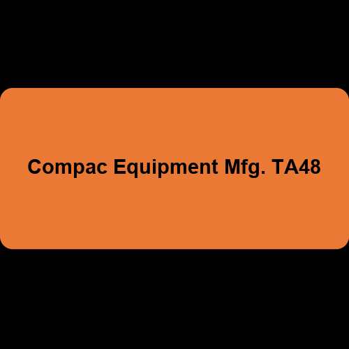 Compac Equipment Mfg. TA48